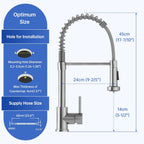 Kitchen Tap Mixer Taps with Pull Out Spray