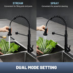 Kitchen Tap Mixer Taps with Pull Out Spray