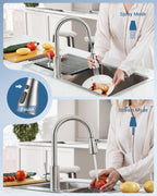 Kitchen Tap Mixer Taps with Pull Out Spray
