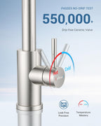 Kitchen Tap Mixer Taps with Pull Out Spray