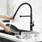 Kitchen Tap Pull Down Spray Sink Mixer Single