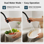 Kitchen Tap Pull Down Spray Sink Mixer Single