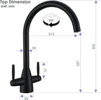 Kitchen Tap Stainless Steel Sink Mixer Taps Monobloc