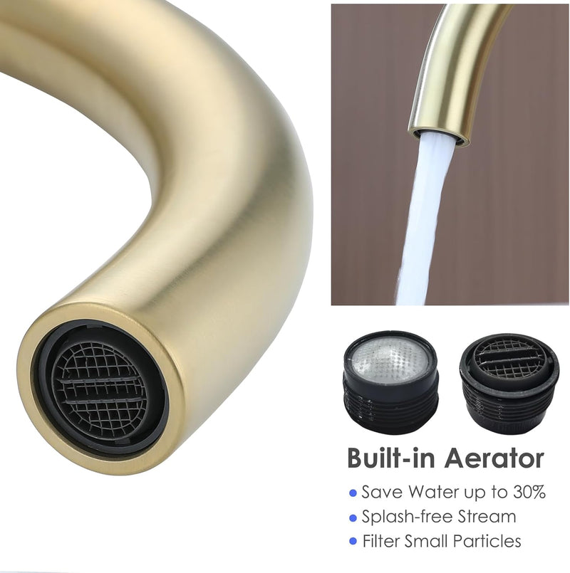 Kitchen Tap Stainless Steel Sink Mixer Taps Monobloc