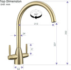 Brushed Brass
