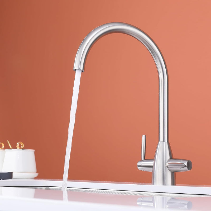 Kitchen Tap Stainless Steel Sink Mixer Taps Monobloc