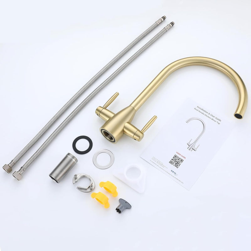 Kitchen Tap Stainless Steel Sink Mixer Taps Monobloc