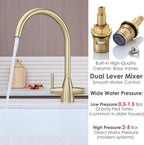 Kitchen Tap Stainless Steel Sink Mixer Taps Monobloc