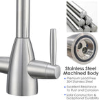 Kitchen Tap Stainless Steel Sink Mixer Taps Monobloc