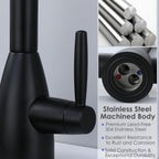 Kitchen Tap Stainless Steel Sink Mixer Taps Monobloc