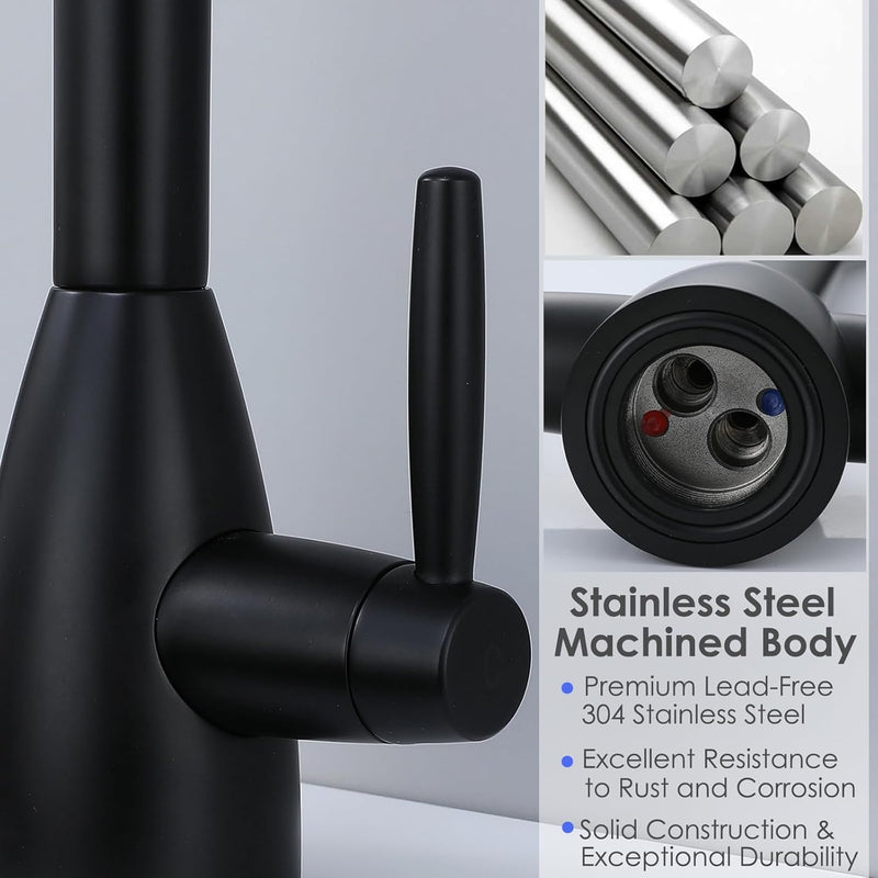 Kitchen Tap Stainless Steel Sink Mixer Taps Monobloc