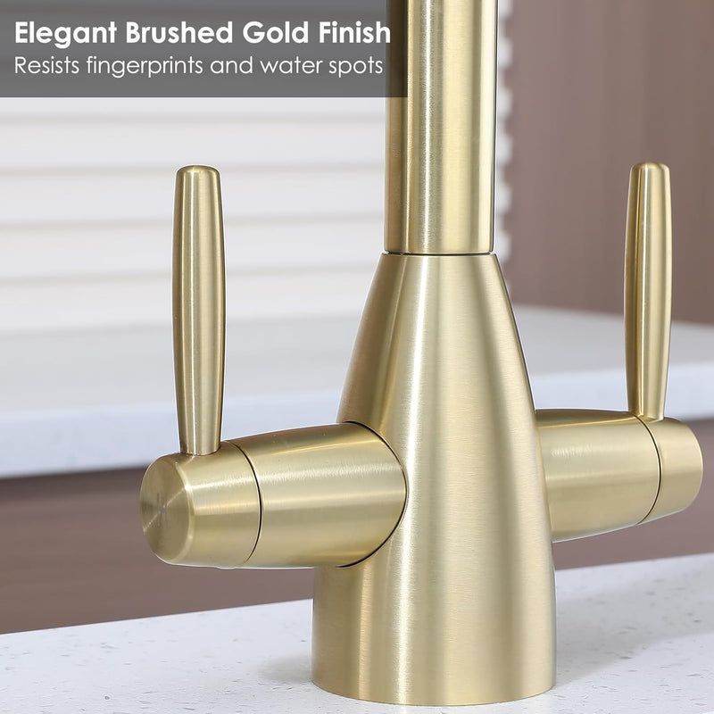 Kitchen Tap Stainless Steel Sink Mixer Taps Monobloc