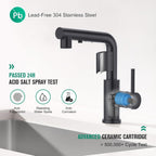 Kitchen Tap with 3 Function Sprayer Pull Out