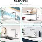Kitchen Tap with 3 Function Sprayer Pull Out