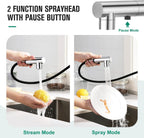 Kitchen Tap with 3 Function Sprayer Pull Out