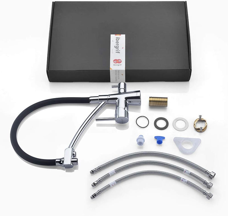 Kitchen Tap with Flexible Spout 3 in 1