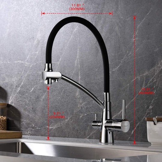 Kitchen Tap with Flexible Spout 3 in 1