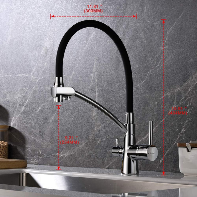Kitchen Tap with Flexible Spout 3 in 1