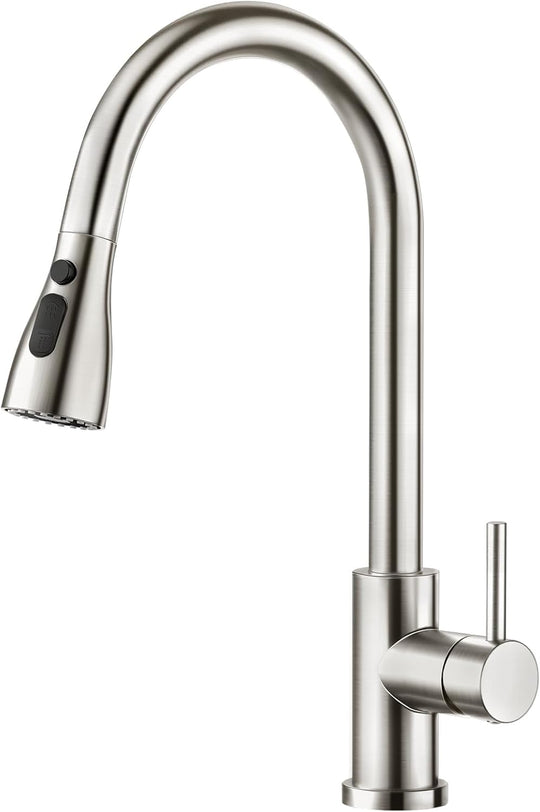 Kitchen Tap with Pull Down Dual Function Sprayer