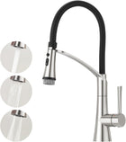 Stainless Steel and Black