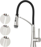 Kitchen Tap with Pull Down Dual Function Sprayer