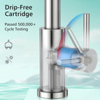 Kitchen Tap with Pull Down Dual Function Sprayer