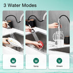 Kitchen Tap with Pull Down Dual Function Sprayer
