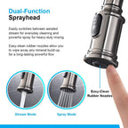 Kitchen Tap with Pull Out Spray 15.75