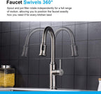 Kitchen Tap with Pull Out Spray 15.75