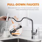 Kitchen Tap with Pull Out Spray 15.75