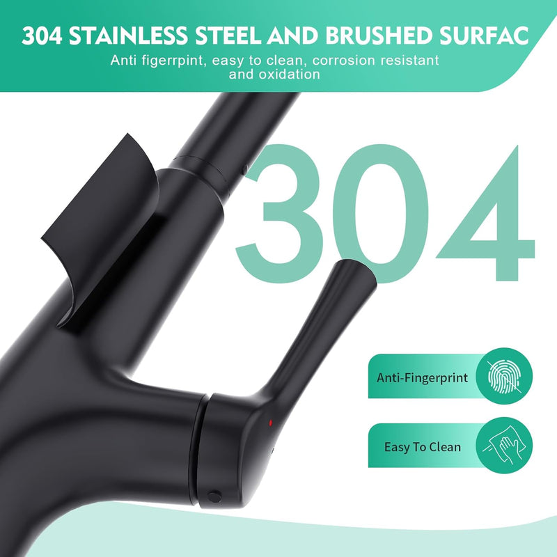 Kitchen Tap with Pull Out Spray 3 Function