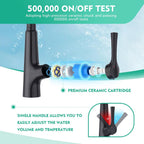 Kitchen Tap with Pull Out Spray 3 Function