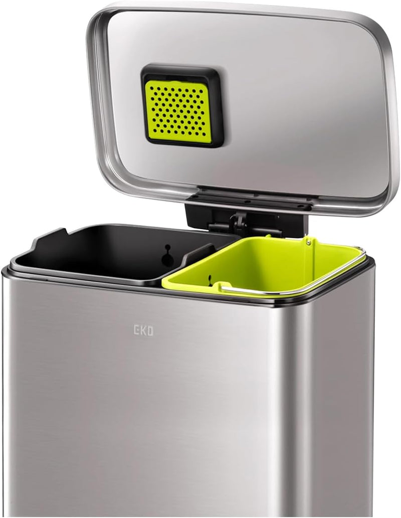 Madison Kitchen Trash Can 2 Compartments 45L Recycling