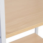 Kitchen Trolley 3 Shelves 6 S-Hooks