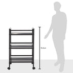 Kitchen Trolley Metal Serving Cart with 3 Tier