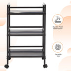 Kitchen Trolley Metal Serving Cart with 3 Tier