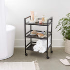 Kitchen Trolley Metal Serving Cart with 3 Tier
