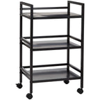 Kitchen Trolley Metal Serving Cart with 3 Tier
