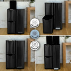 Kitchen Waste Bin with Pedal Recycling 60L Stainless