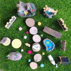 Kksty Fairy Garden Accessories Fairies Welcome Kit 32pcs