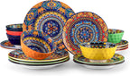 Krvi Dinner Set 24-PC for 6 People Porcelain