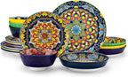 Krvi Dinner Set 24-PC for 6 People Porcelain
