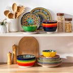 Krvi Dinner Set 24-PC for 6 People Porcelain