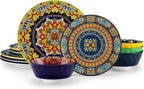 Krvi Dinner Set 24-PC for 6 People Porcelain