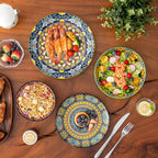 Krvi Dinner Set 24-PC for 6 People Porcelain