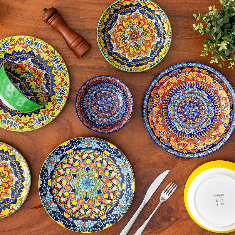 Krvi Dinner Set 24-PC for 6 People Porcelain