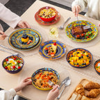 Krvi Dinner Set 24-PC for 6 People Porcelain