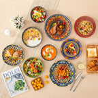 Krvi Dinner Set 24-PC for 6 People Porcelain