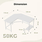 L Shaped Desk Corner Gaming