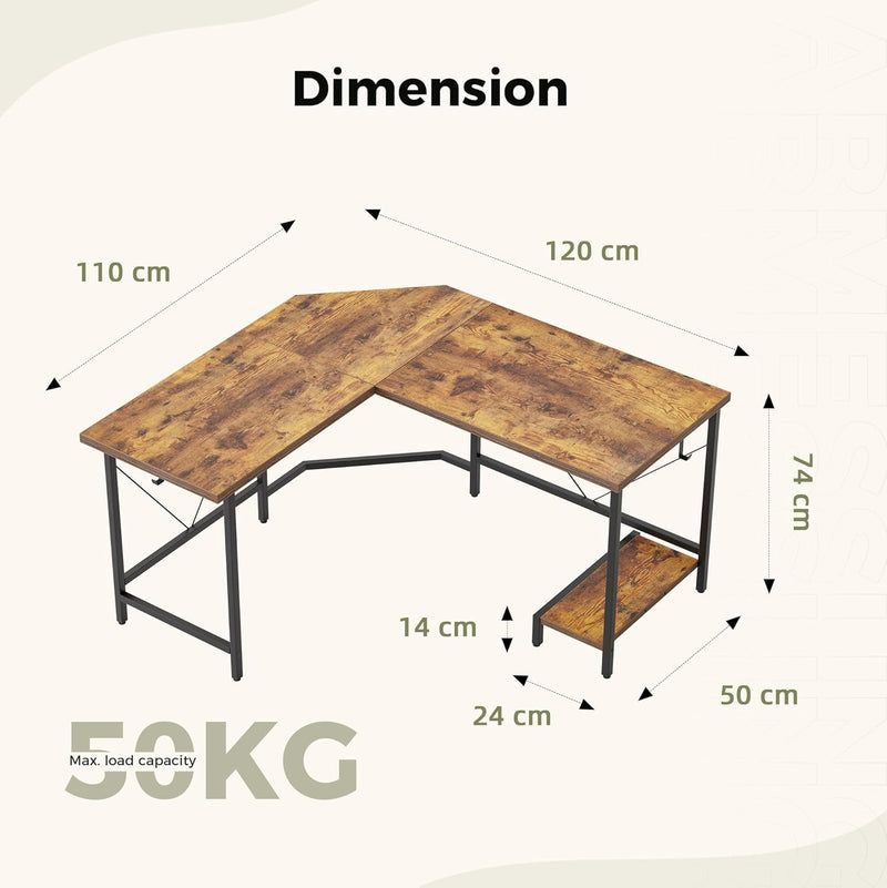L Shaped Desk Corner Gaming